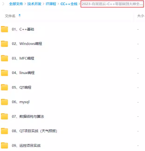2023年C++零基础到大神全栈工程师培训课程-我爱测试网